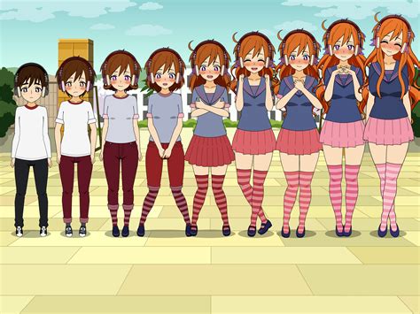 Gender Transformation 5 by VoJa12 on DeviantArt