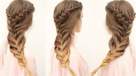 Once you know how to do one, you can easily do whether you're hair is long or short, she shows you how you can add hair extensions to get more volume and length. Mermaid Braid Hair Tutorial | Cute Hairstyles ...