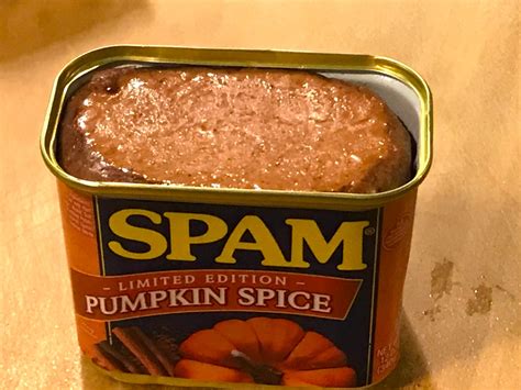 Pumpkin Spice Spam In A Can Recipes Johnrieber