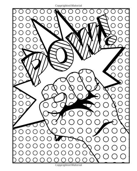 Free Pop Art Coloring Pages