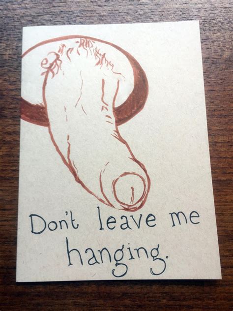 Hand Drawn Penis Greeting Cards Four Cards Etsy