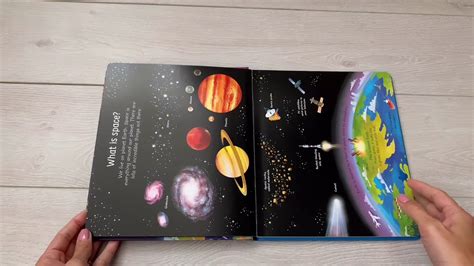 On land and everything goes: My very first Space book Usborne - YouTube