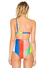 Mara Hoffman Triangle Bikini Top In Rainbow Multi REVOLVE