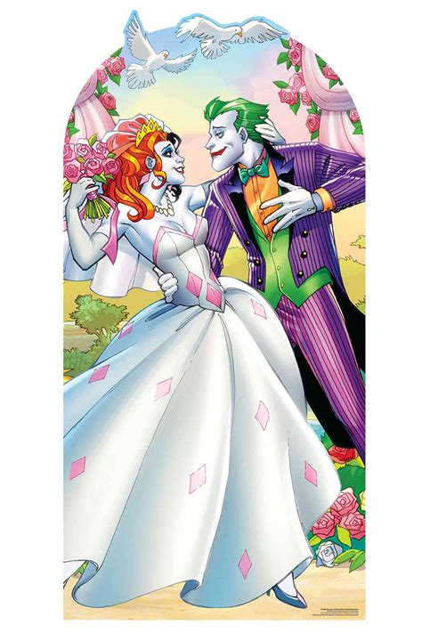 Harley Quinn And The Joker Wedding Style Official Lifesize Stand In