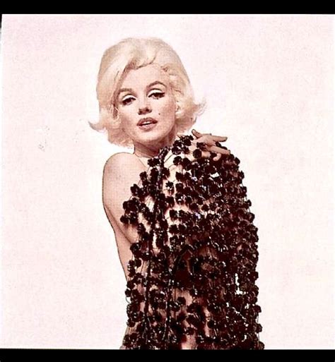 Marilyn Photographed In A Chenille Scarf Photo By Bert Stern 1962