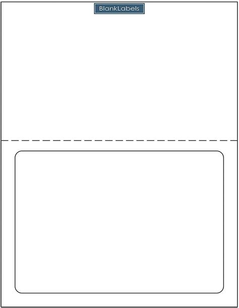 Blank Template Free Printable Shipping Labels
