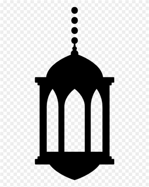 Silhouette Ramadan Lantern Png Clipart 749244 Is A Creative Clipart