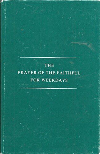 9780907271642 The Prayer Of The Faithful For Weekdays A Resource Book