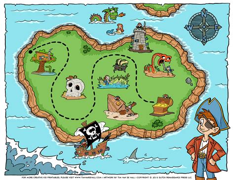 Pirate Treasure Map Tims Printables