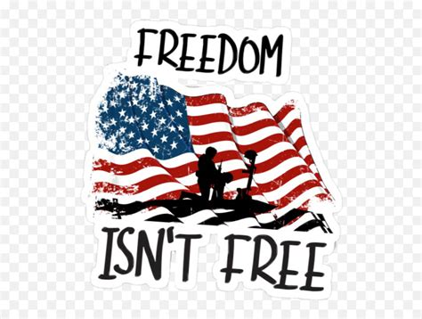Memorial Day Sticker Challenge Veterans Day Freedom Isnt Free Emoji Memorial Day Emoji Free
