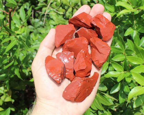 Red Jasper Rough Natural Stones Choose How Many Pieces Premium