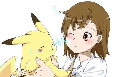 Hình nền Anime cô gái Misaka Mikoto Pikachu Để Aru Kagaku no