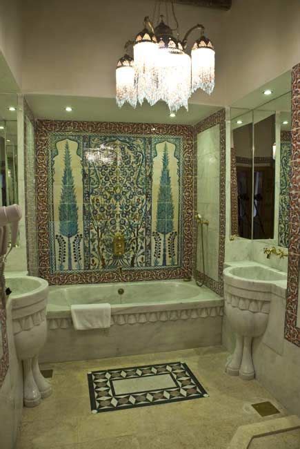 Natural stones marble turkish marble home decor sink vanity top bathroom accessories bathroom design. Beit Salahiyeh (Syria) | Luxury Bathroom | Horus | Iç ...