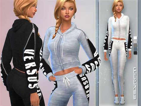 Hoodie With Logo Inspired By Versus Versace Found In Tsr Category Sims