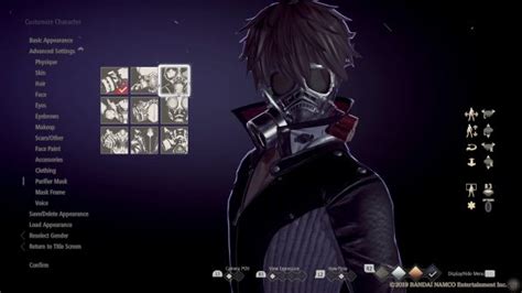 The Code Vein Character Creator Lets You Make Your Own