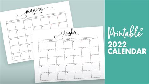 50 Best Ideas For Coloring Awesome Printable 2022 Calendar