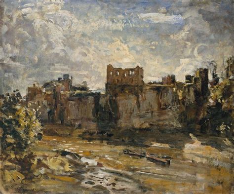 Chepstow Castle Painting Philip Wilson Steer Oil Paintings