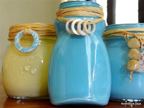 Northshore Days Painted Jars Inspired By The Beach