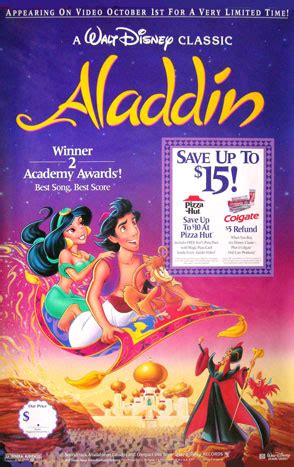 Aladdin Movie Poster Disney Original X Video Poster