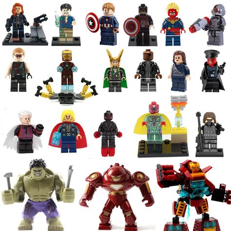 Avengers Marvel Super Heroes Minifiguras Tipo Lego Hulk 115000