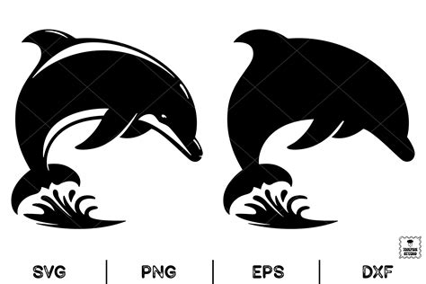 Dolphin Silhouette Dolphin Svg Graphic By Anuchasvg · Creative Fabrica
