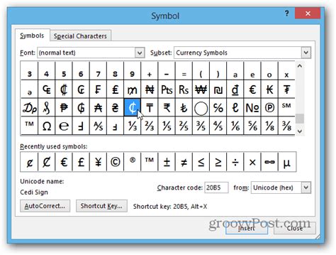 Insert The Cent Symbol In Microsoft Word With Keyboard Shortcut