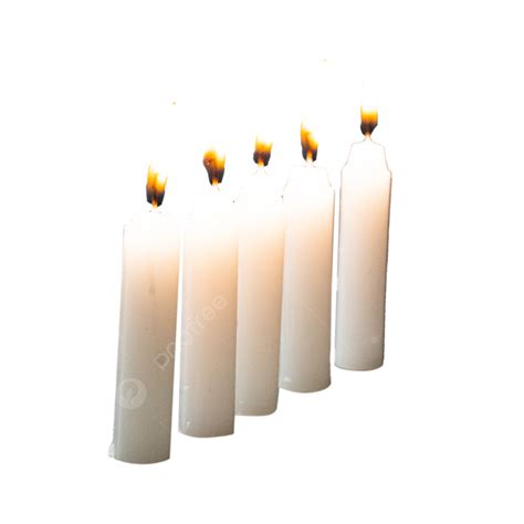 A Row Of White Candles For The Qingming Festival Qingming Qingming