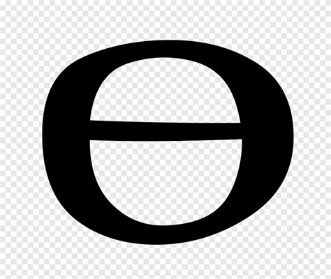 Theta Griechisches Alphabet Buchstaben Symbol Symbol Alphabet