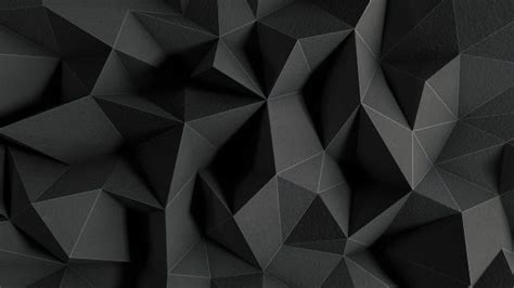 Abstract Black Background With Polygonal Shapes In 2020 Geometric