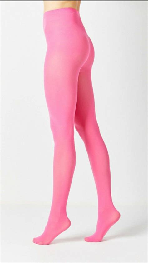 Colored Tights Outfit Pink Tights Sheer Tights Opaque Tights Nylons Pantyhose Heels