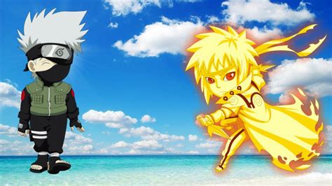 Kakashi Vs Minato Chibi Edition Youtube