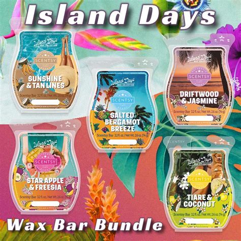 Island Days Scentsy Bar Bundle Tanya Charette