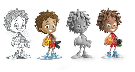 Jippi Cool Kid Characters By Warner Mcgee Via Behance Kid Character