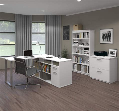 Maybe you would like to learn more about one of these? Solay L-Shaped Desk with Lateral File and Bookcase in ...