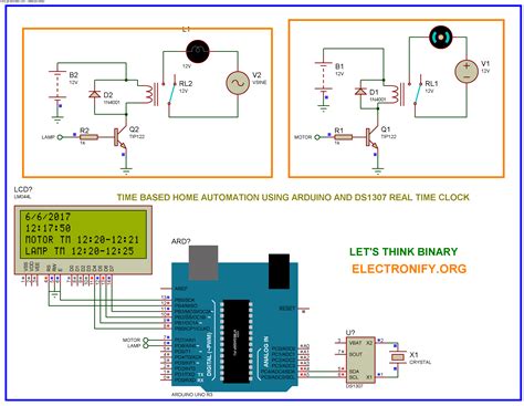 Home Automation Using Arduino Circuit Diagram