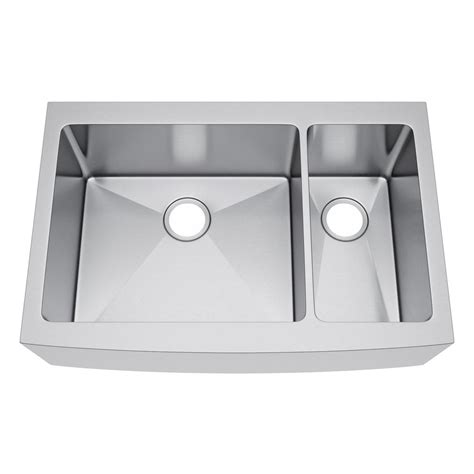 They also appear in other related business categories including steel processing, pipe, and steel distributors & warehouses. All-in-One Farmhouse Stainless Steel 36 in. 70/30 Double Bowl Kitchen Sink-KSH-3622-D7-FB - The ...