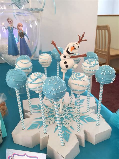 olaf cakepops frozen birthday party cake disney birthday party frozen