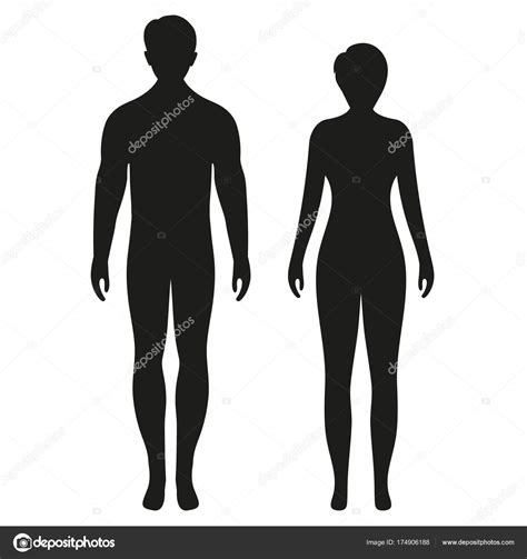 man woman silhouette stock vector image by ©elena3567 174906188