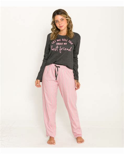 Riachuelo Pijama Feminino Evanilda Unica