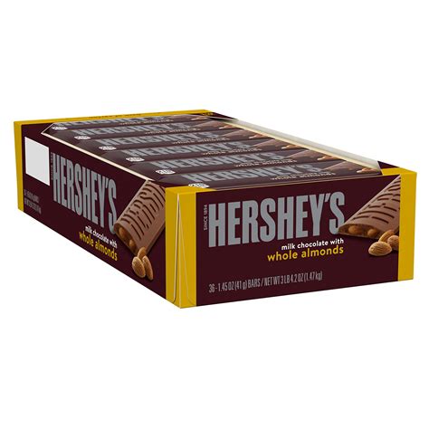 Buy Hersheys Milk Chocolate With Whole Almonds Treats Bulk