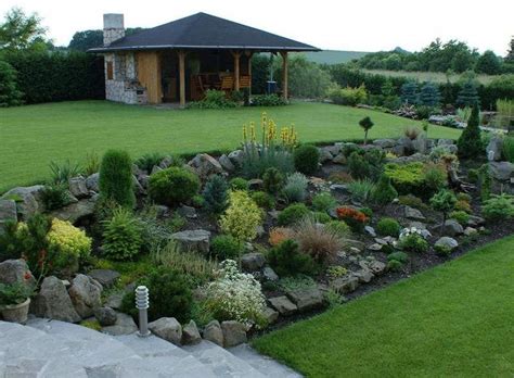 If you have situations such as these and you want to create a little more interest in that. slope landscaping design | Sloped garden, Rockery garden ...