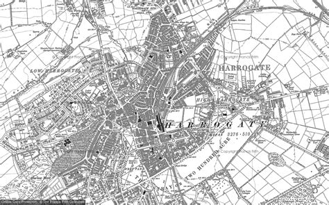 Old Maps Of Harrogate Yorkshire Francis Frith