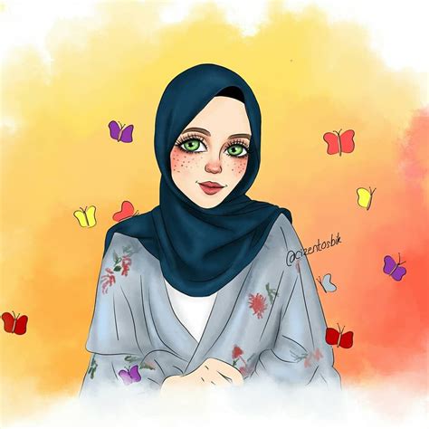 Cute Anime Girl In Hijab Cartoon Pictures Imagesee