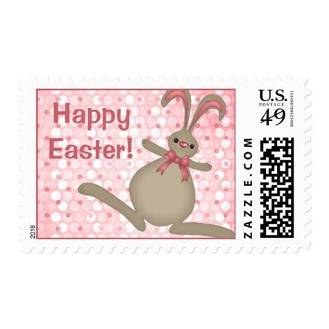 Cute Easter Bunny Rabbit Easter Postage Stamps Zazzle