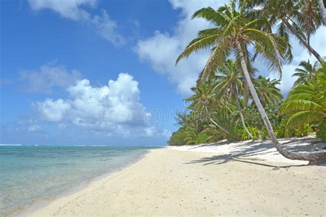 Titikaveka Beach In Rarotonga Cook Islands Stock Photo Image Of