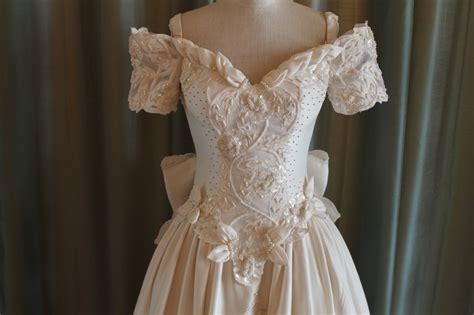 Unique Eva Haynal Forsyth 1989 Wedding Dress At 1stdibs