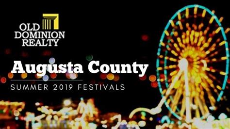 Augusta Countys Summer 2019 Festivals