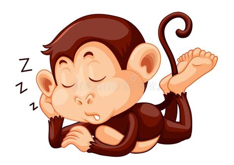 Little Monkey Reading A Book Stock Vector Illustration Of Chimp Clip