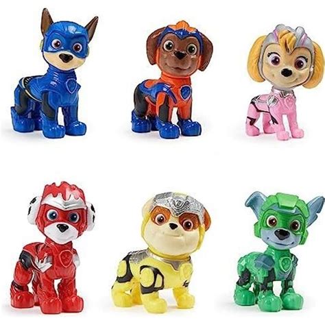 Figurines Pat Patrouille La Super Patrouille Le Film Multipack 6 Fi