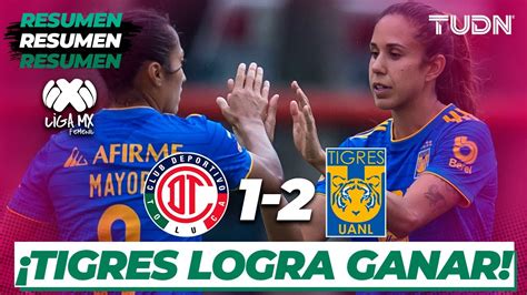 Resumen Y Goles Toluca Tigres Guard Anes Liga Mx Femenil